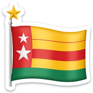Flag of Togo 🇹🇬 sticker