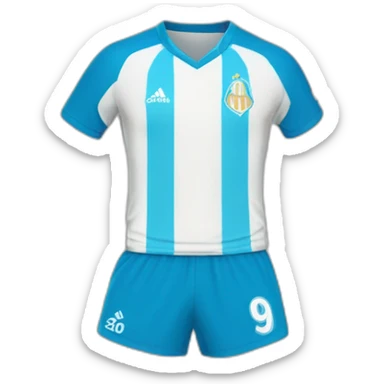 Maillot de foot de l olympique de Marseille sticker