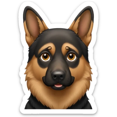german shepard  sticker