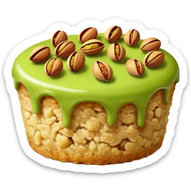 Pistachio Crumble Cakes sticker