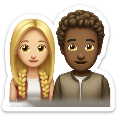 Boyfriend and girlfriend  sticker