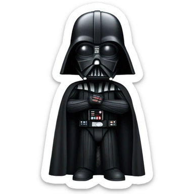 star wars darth vader threatening sticker