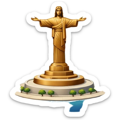 Cristo redentor  sticker