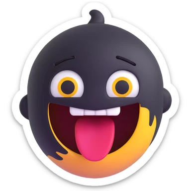 surprised meme emoji, funny and modern sticker