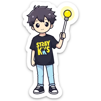 stray kids fan sticker