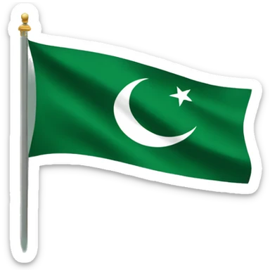 pakistani flag  sticker