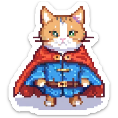super cat sticker