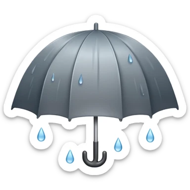Rain season sticker