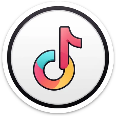 Quiero el logo de verificación de tiktok  sticker