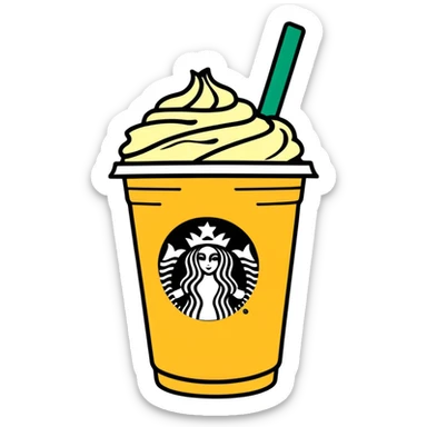 A Starbucks drink  sticker