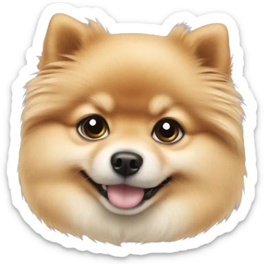 pomeranian puppy sticker