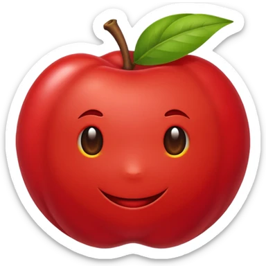 Eu quero um emoji de acerola, mas SEM carinha sticker