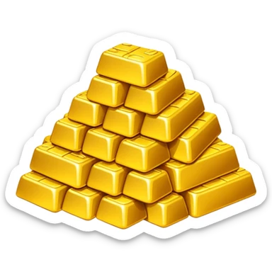 Dragon Hoard pile of gold without the dragon  sticker