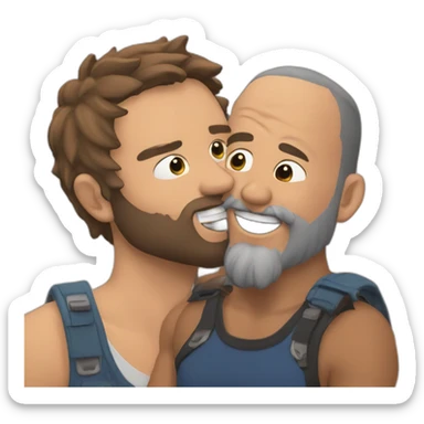 chopper eat Daddy's beard sticker