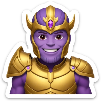 I want emoji of thanos sticker
