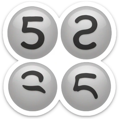 The numbers “24” in black text sticker