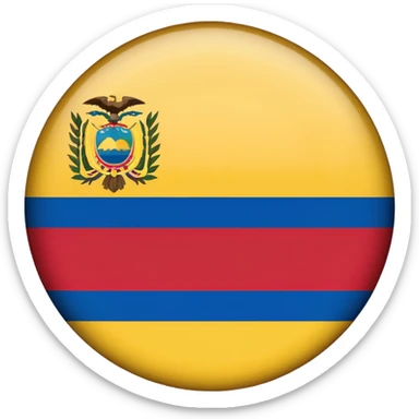 Bandera de colombia circular sticker