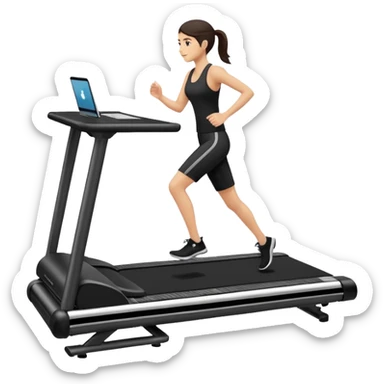 under desk treadmill sticker