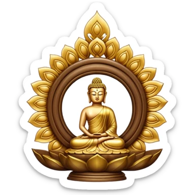 Staff of Budha sticker