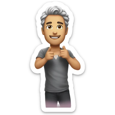 a shining scene From the day I met you sticker