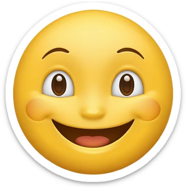 make a funny cool and nice, happy emiji sticker