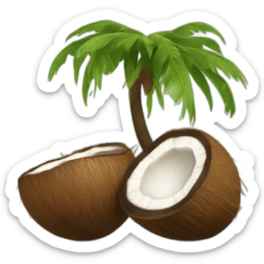 coconut sticker