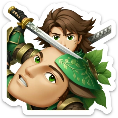 Emerald Samurai sticker
