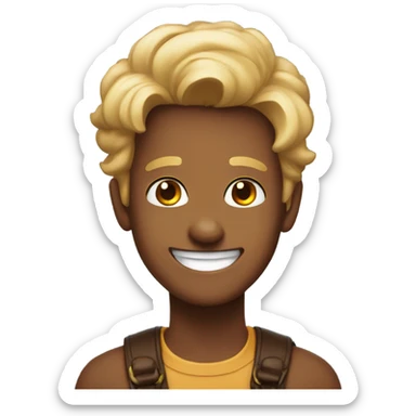 Milo smiling  sticker