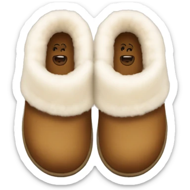 ugg slippers sticker
