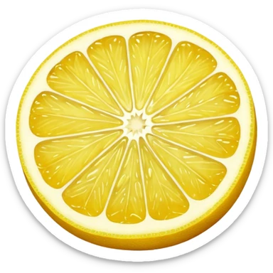 lemon cut sticker