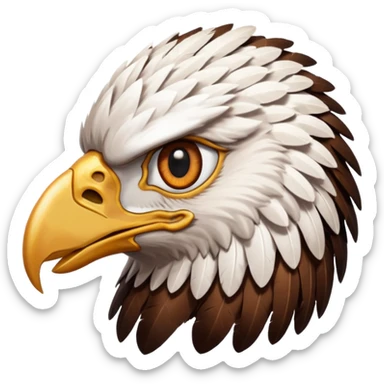Nigerian eagle  sticker