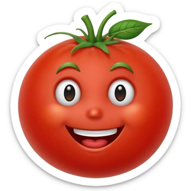 Bob the Tomato from VeggieTales sticker