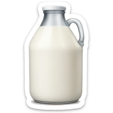 Milk jug  sticker