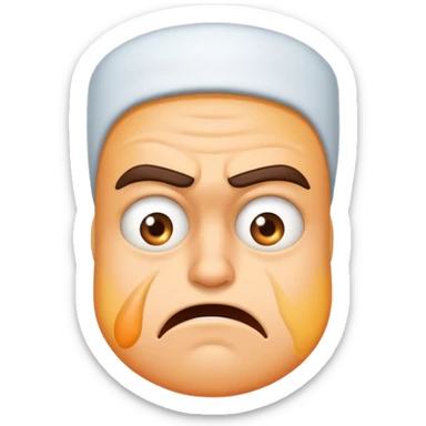 Mad and annoyed sticker