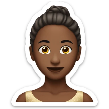 Bailarina con sueño sticker