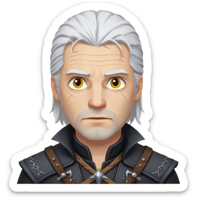Geral of Rivia from Witcher 3 sticker