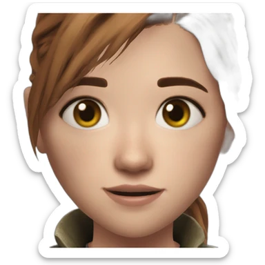 ellie williams from the last of us\ sticker