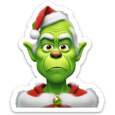 henry cavill as grinch sticker