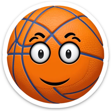 Confused icon new york knicks sticker