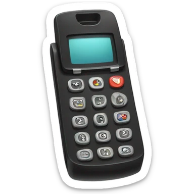 Old flip phone sticker