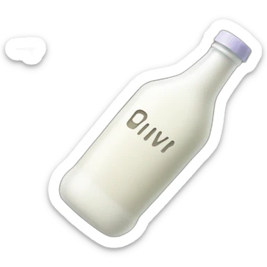 Grave with a bottle of milk sticker