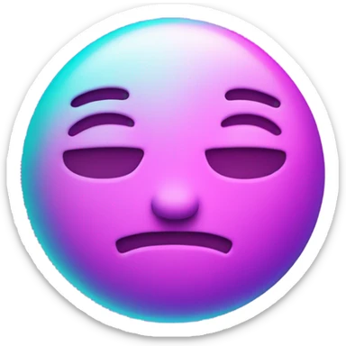 Vaporwave color themed trending up emoji sticker