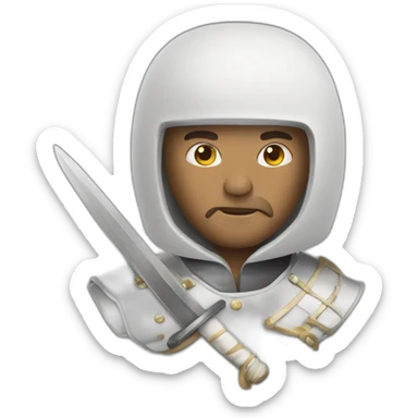 Homme épée sticker