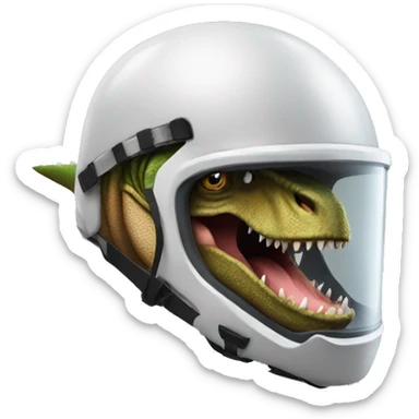 Trex whit helmet sticker