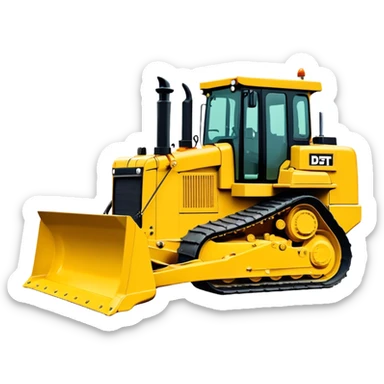 Bulldozer - CAT D6T (Model Year: 2021) (Iconic colour: Yellow) sticker