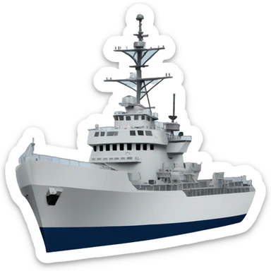 Navy ship sticker