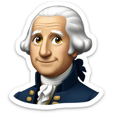 george washington yapping sticker