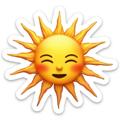 sun sticker