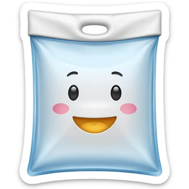 hygienic bag sticker