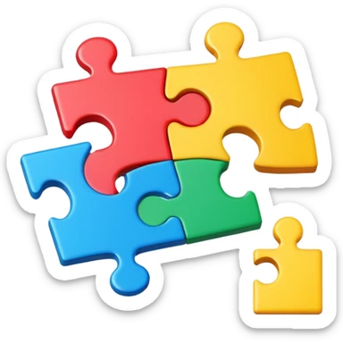 wrong puzzle piece in a hole sticker